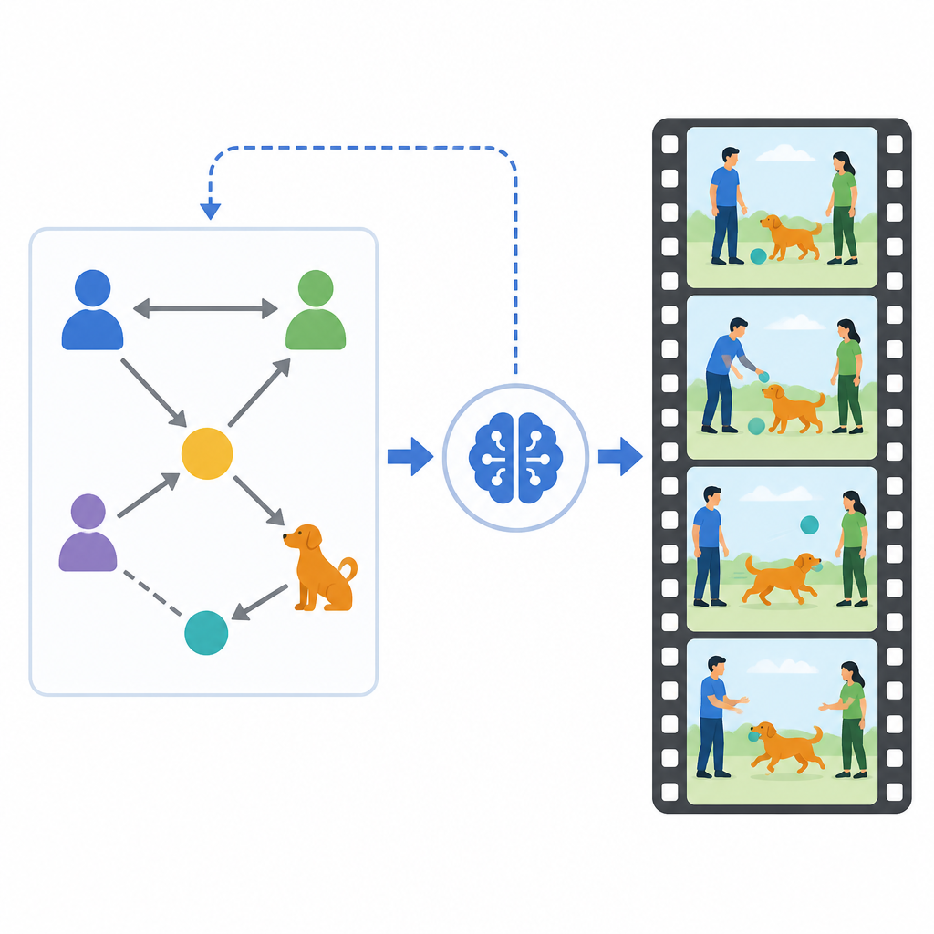 GraphVid uses interaction graphs to steer video