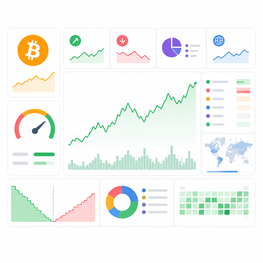Bitcoin’s price page explains the market in one view
