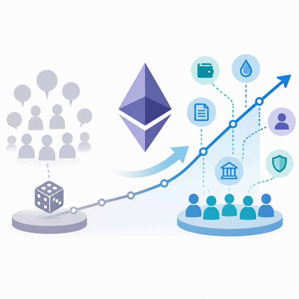 Ethereum’s price should be read as network demand, not just speculati…
