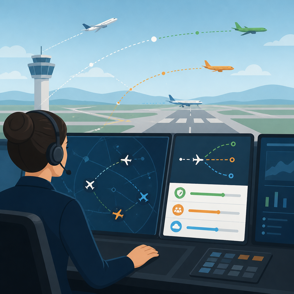Explainable RL for Air Traffic Control
