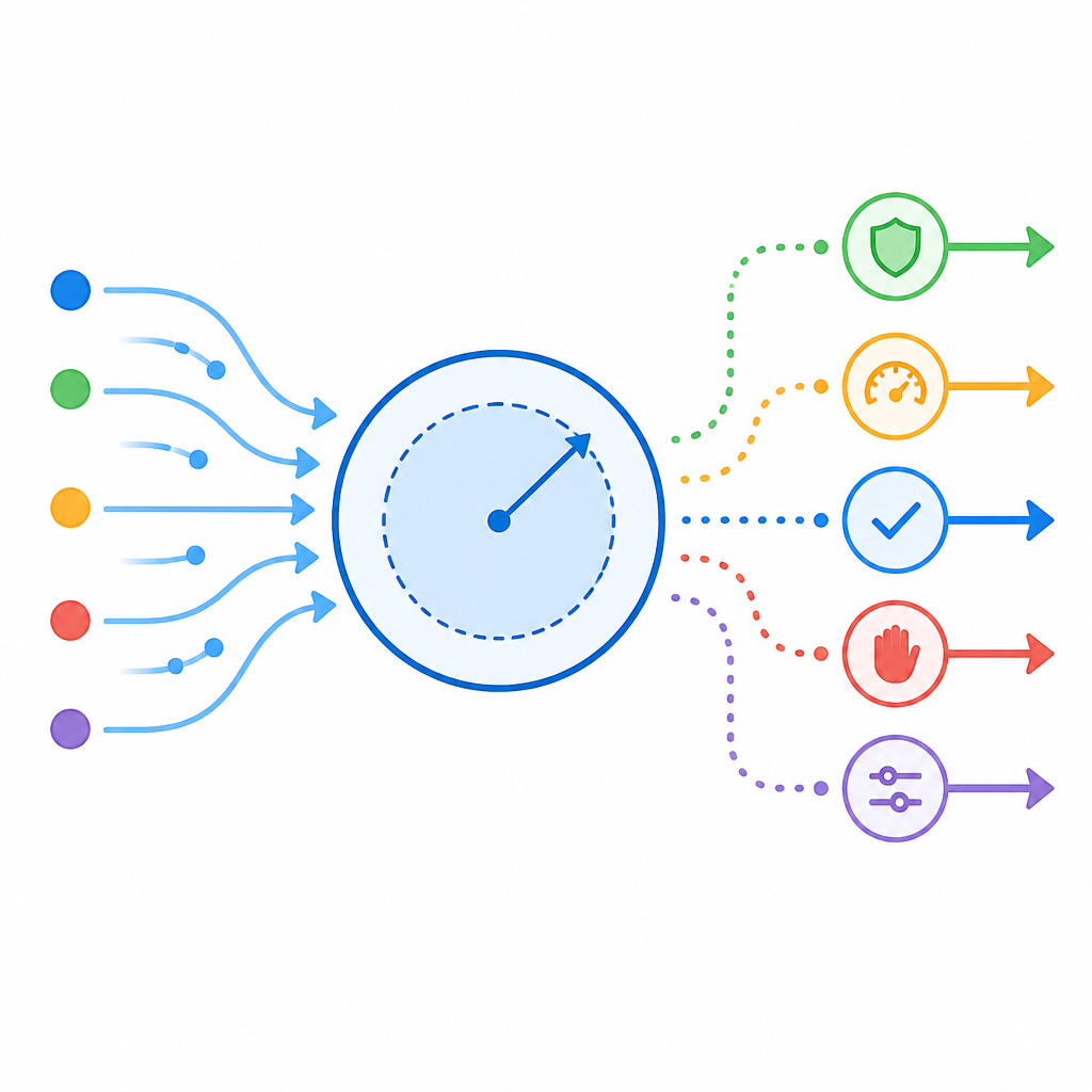 πR² makes flow policies react in real time