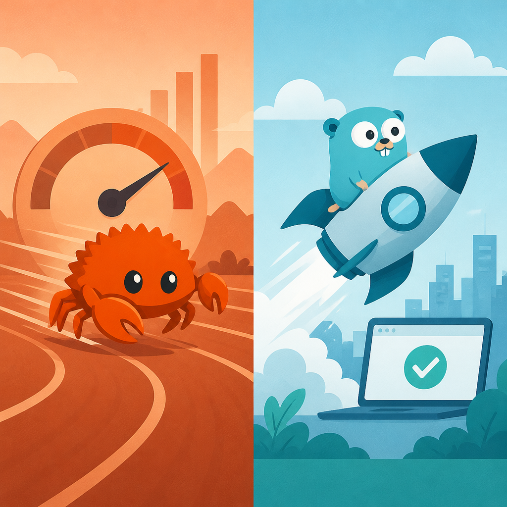 Rust 讓你先跑分,Go 讓你先上線