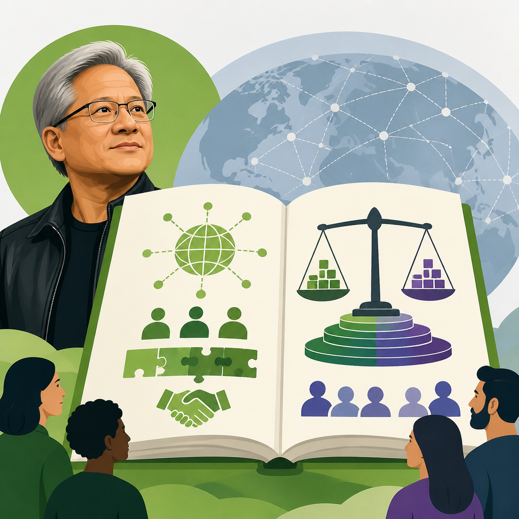 Huang’s open-letter playbook for open-weight AI