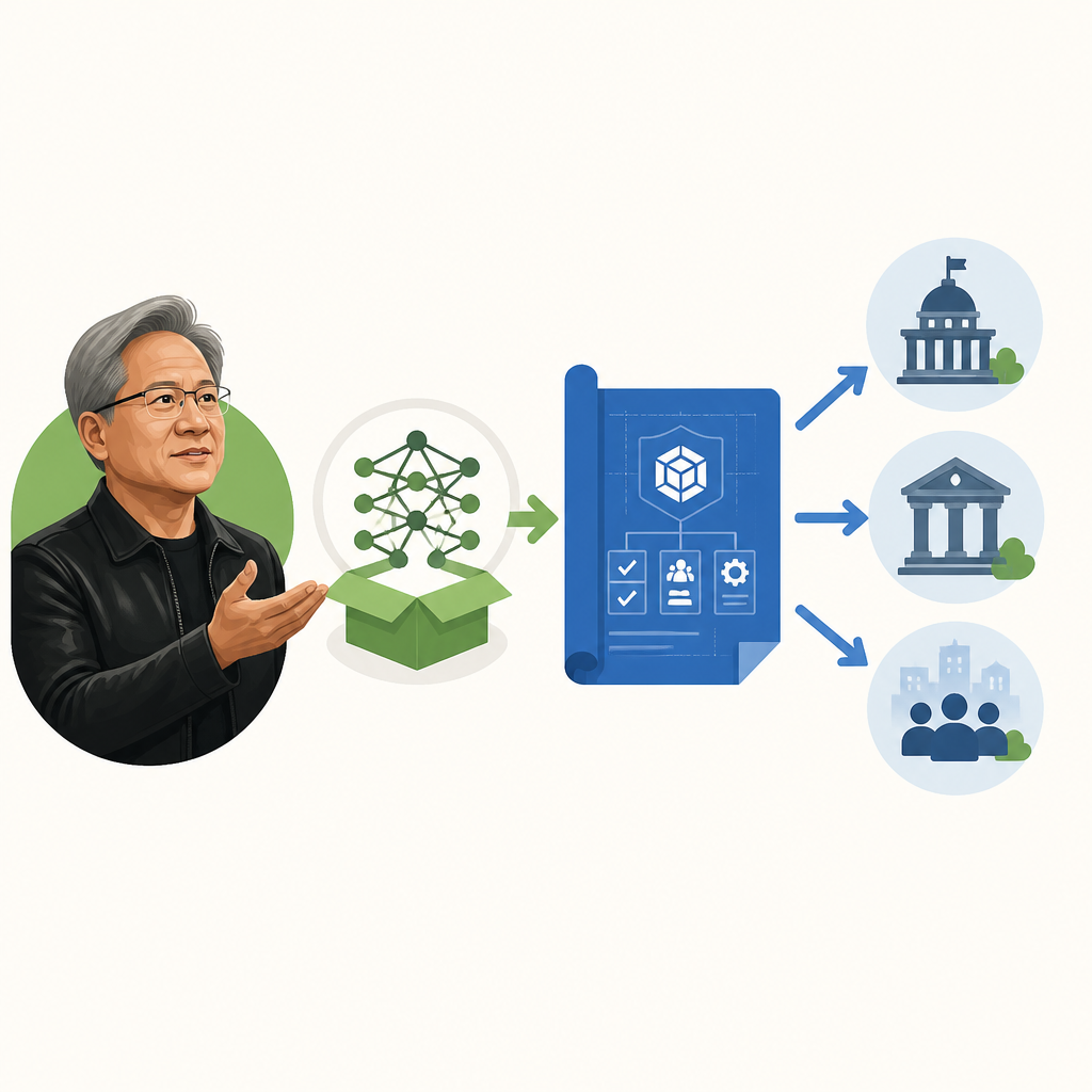 黃仁勳把開放權重變成政策模板