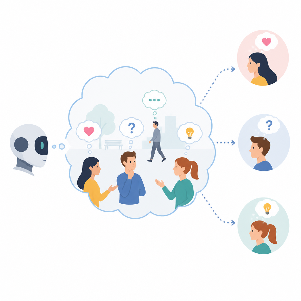 Mental World Modeling: Simulating minds, not just scenes