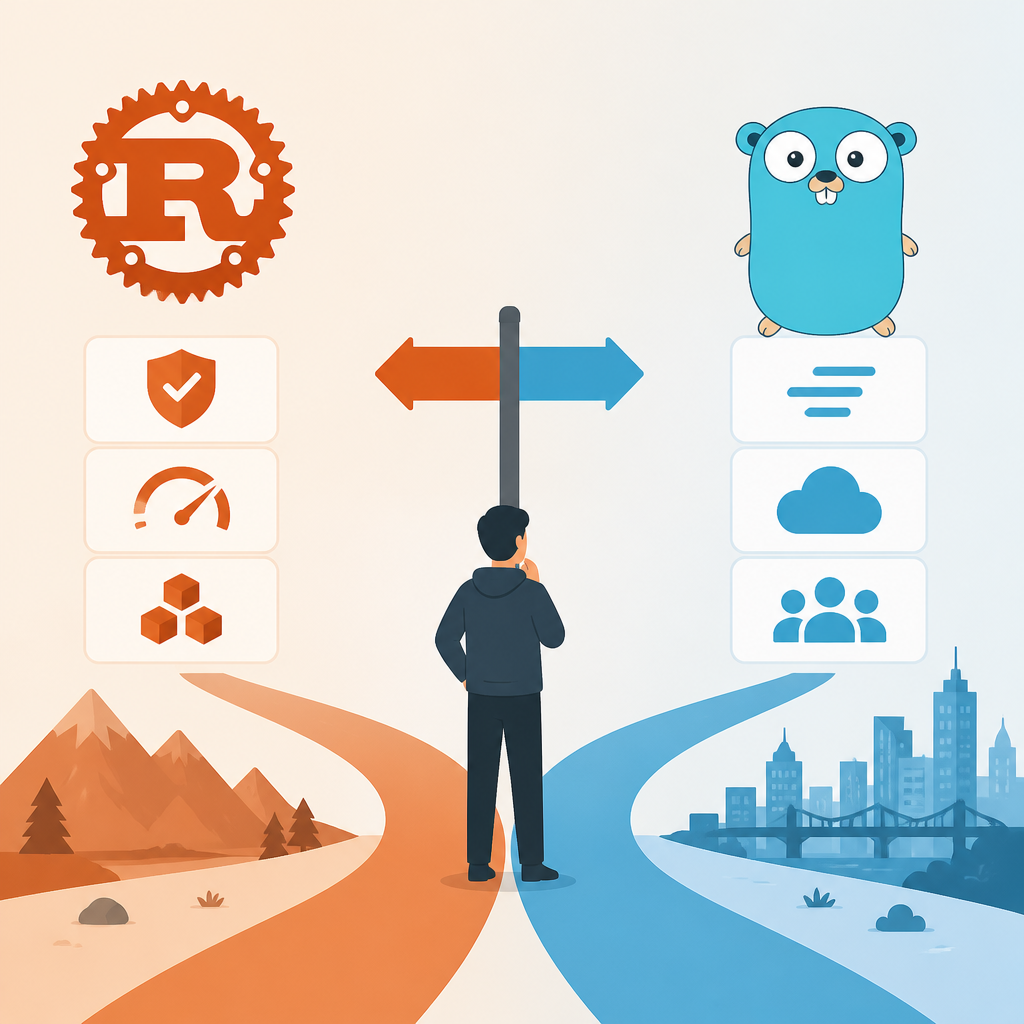 Rust vs Go in 2026: pick the right fit