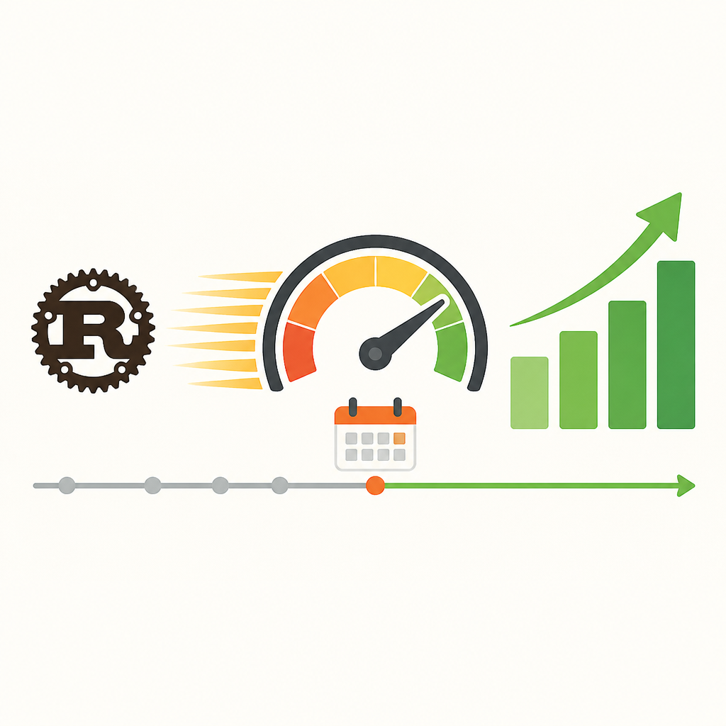 Rust compiler speed wins from July 2026