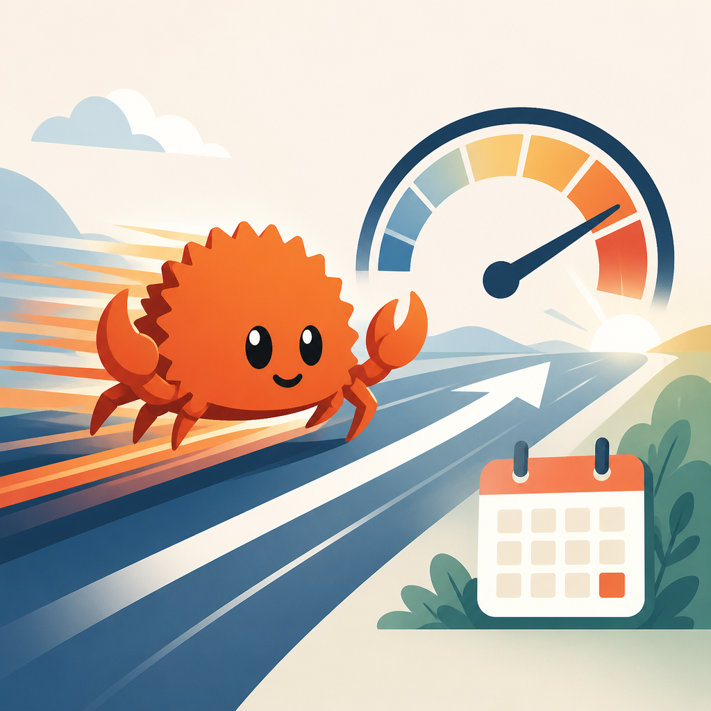 Rust compiler speed wins from July 2026