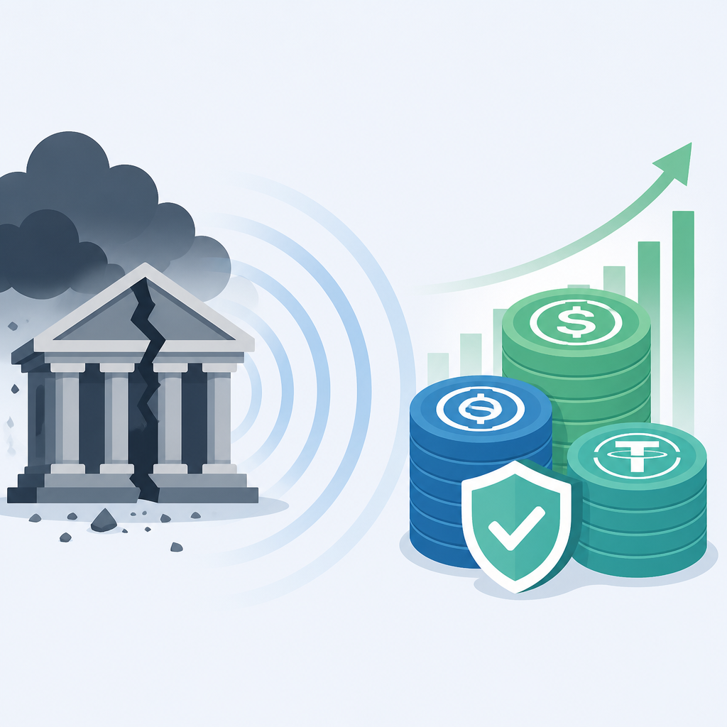 Stablecoins Hit $308B as SVB’s Shock Still Echoes