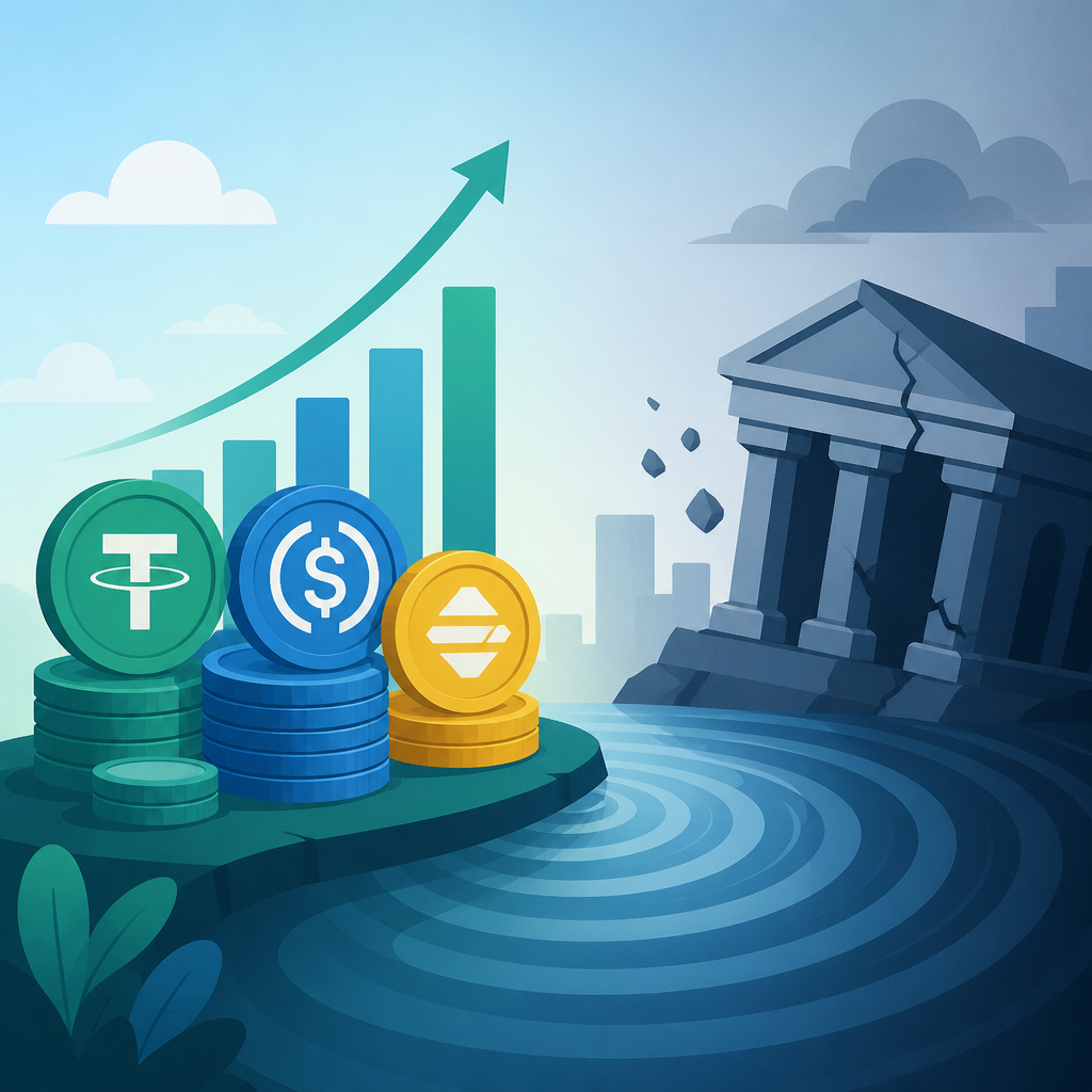 Stablecoins Hit $308B as SVB’s Shock Still Echoes