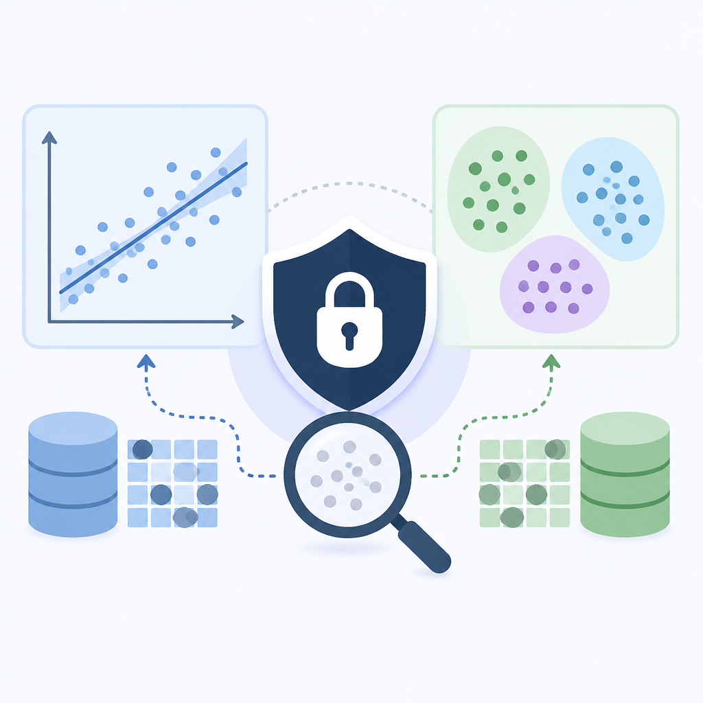 Private mode finding for regression and clustering