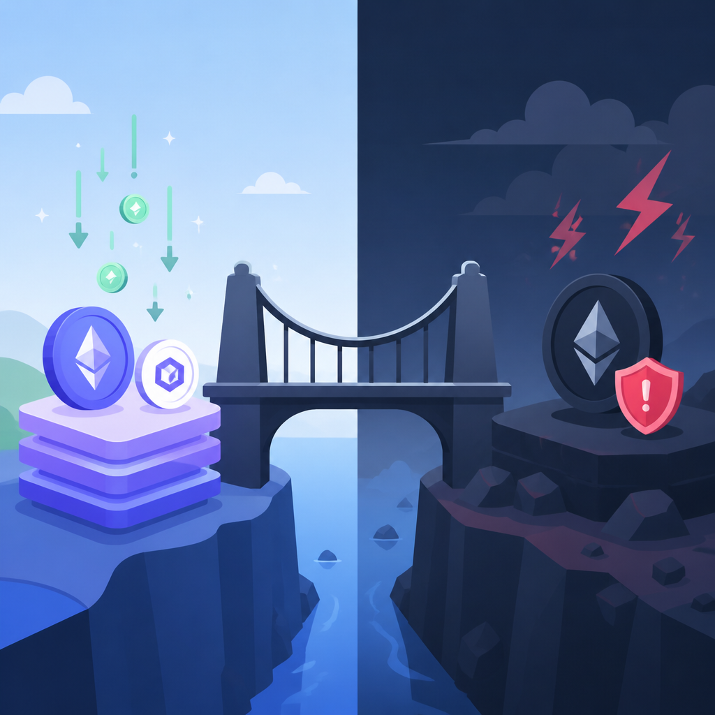 Layer 2s cut crypto fees, but bridges still decide the risk