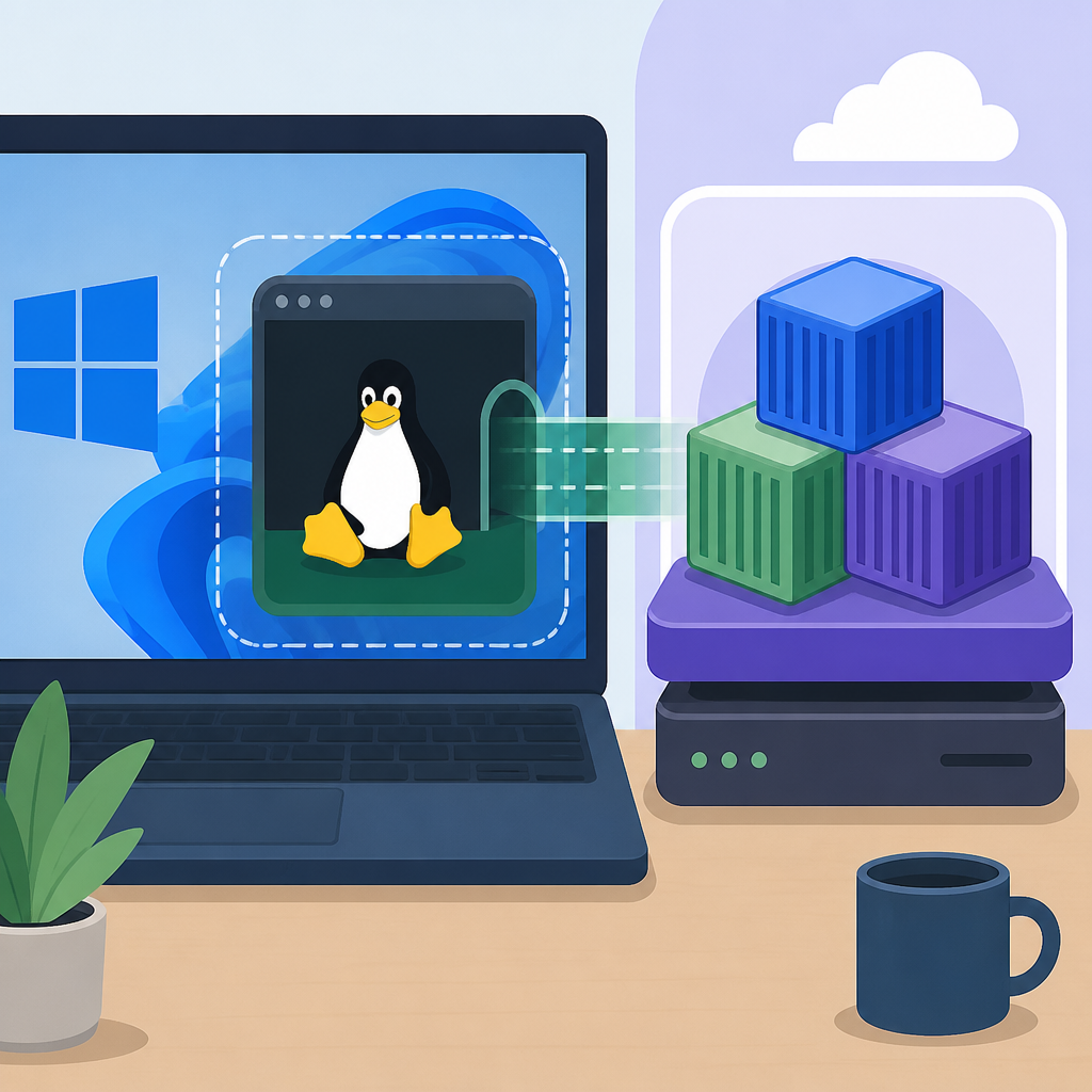 在 WSL 用 wslc 跑 Linux 容器