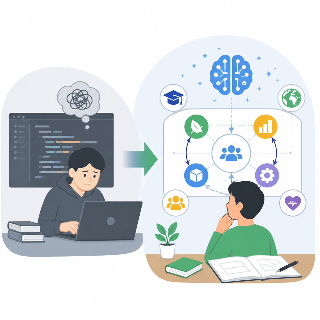 AI 時代的教育，該用系統思維取代寫碼訓練