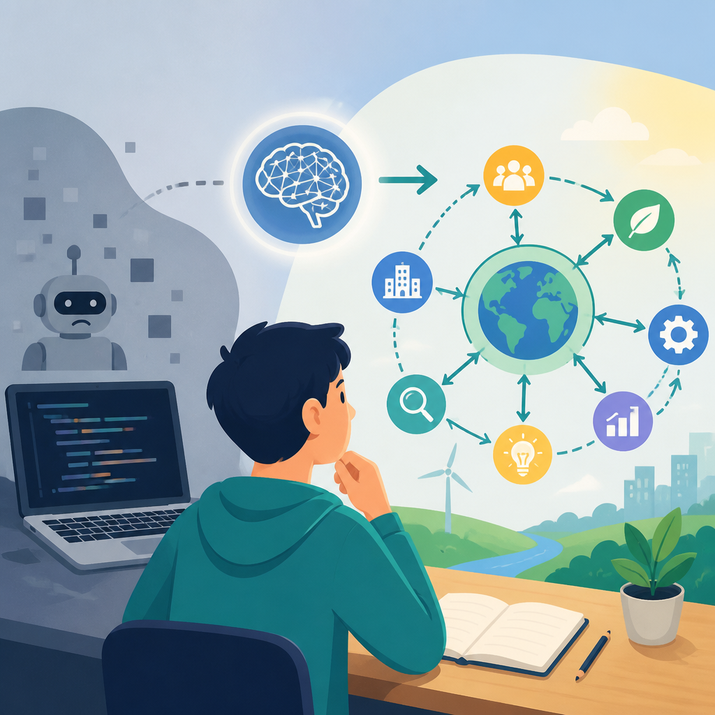 AI 時代的教育，該用系統思維取代寫碼訓練