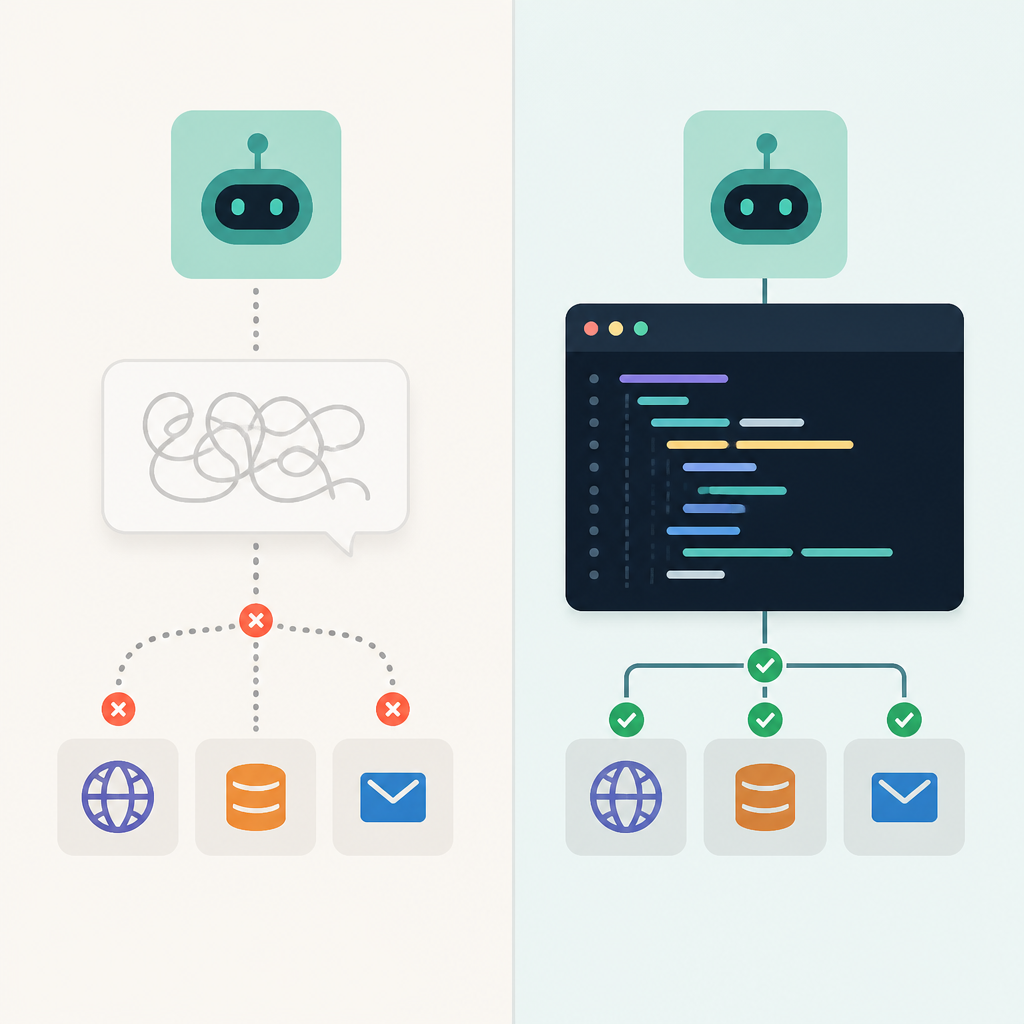 Why tool calling may work better as code