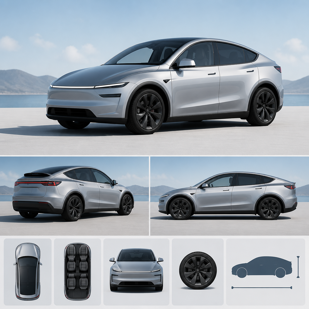 2027 Tesla Model Y L Exterior Photos and Specs