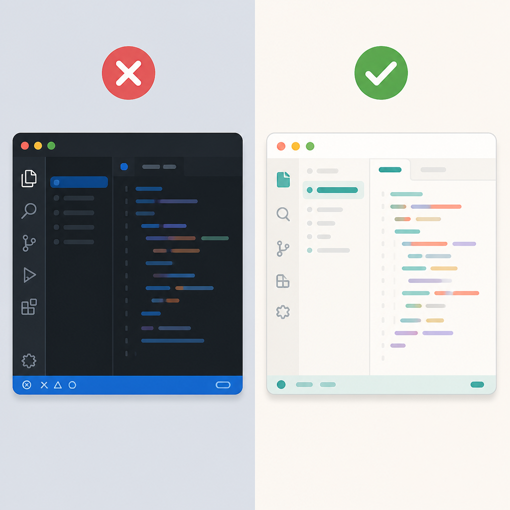 Cursor should not copy VS Code’s new design
