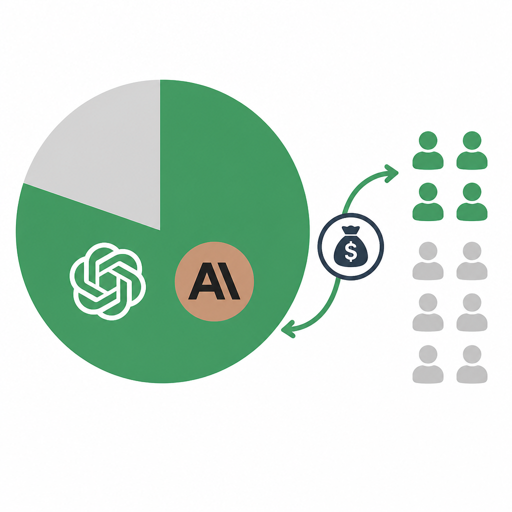 OpenAI and Anthropic take 80% of AI 50 funding
