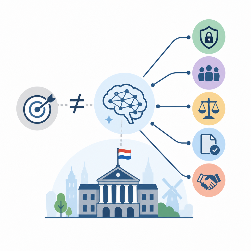 Dutch Government LLMs Need More Than Accuracy
