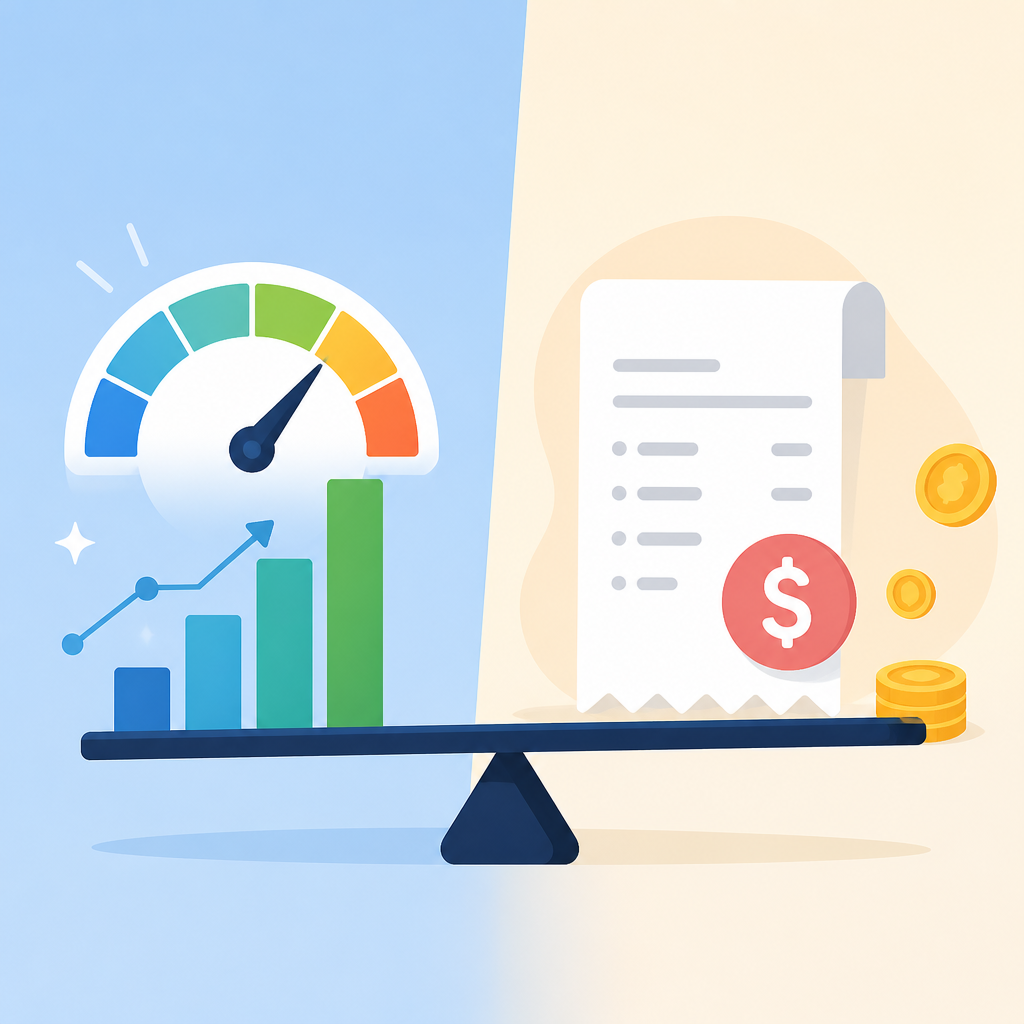 Benchmark 分數不等於帳單