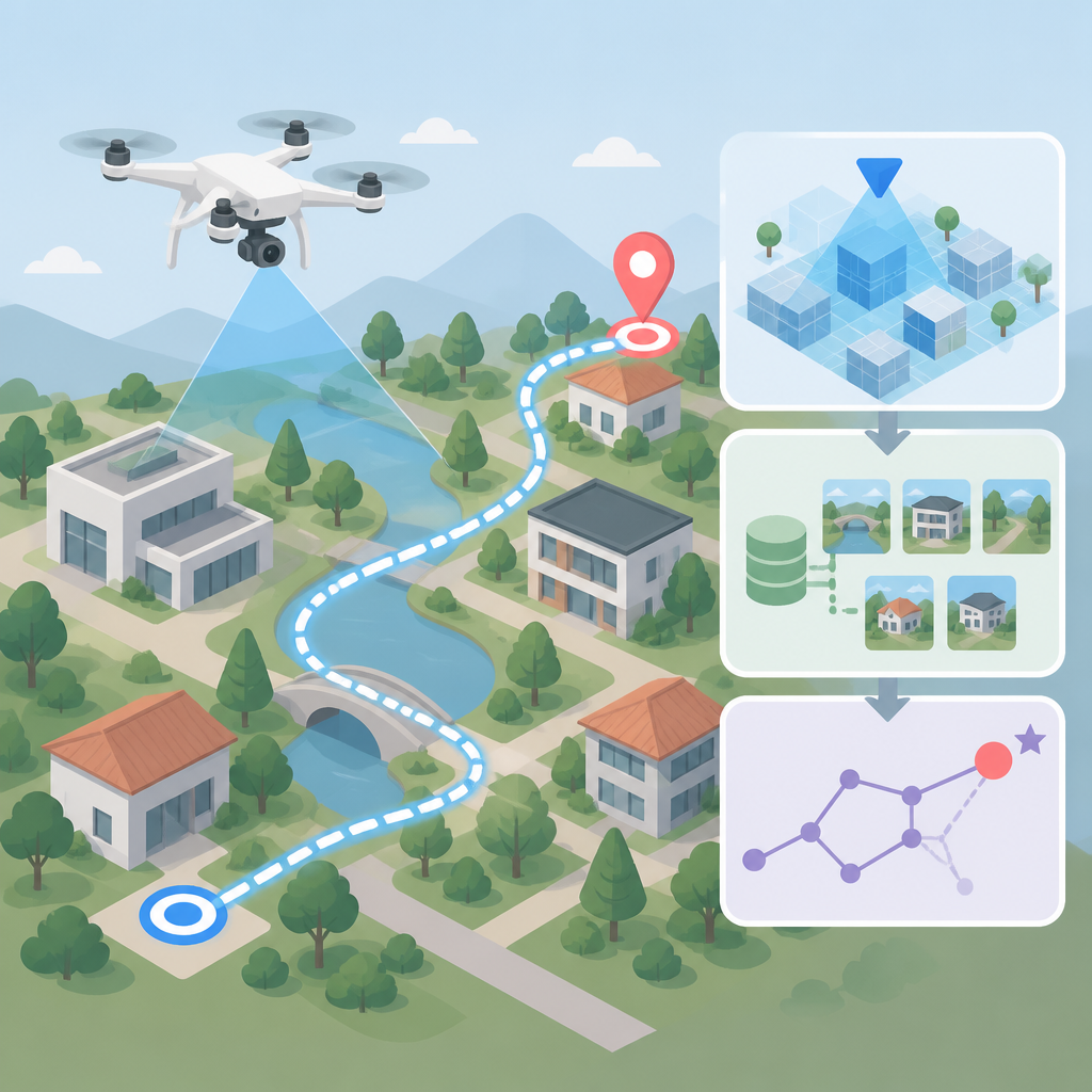 DreamFly improves aerial VLN with memory and planning