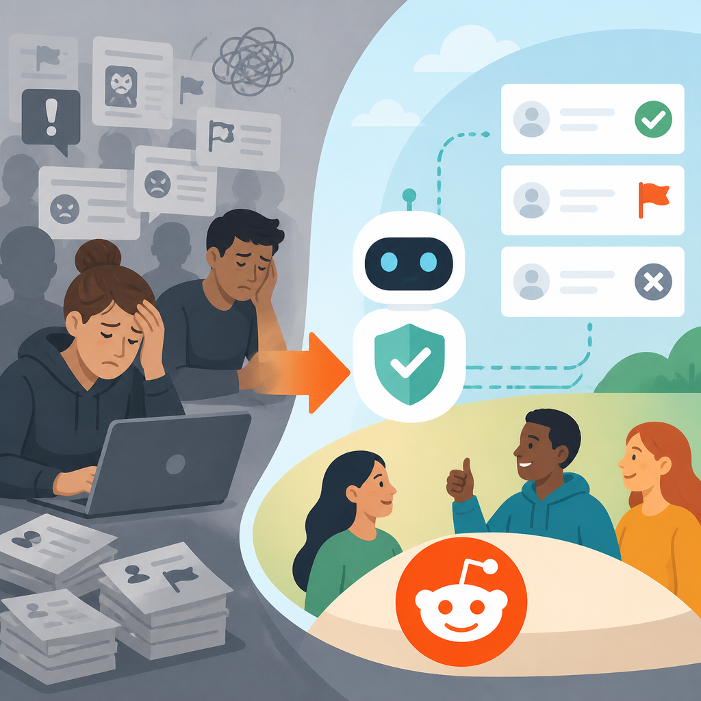 Reddit 的 AI 審核擴張是對的:平台治理不能再靠志工硬撐