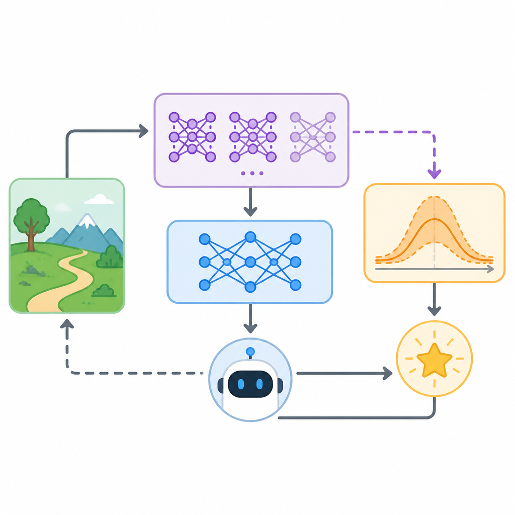 QVIRL 用不確定性學獎勵